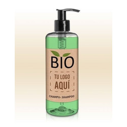 16 botellas champú 300ml con dispensador