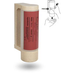 Halterung mit leerer 400 ml BIO-Spenderflasche