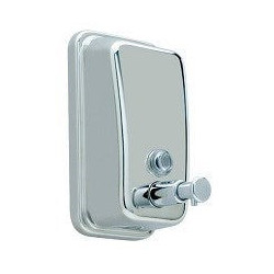 Dispenser cromato per shampoo e gel doccia 850ml