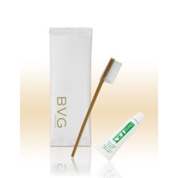 Kit de higiene dental 2 unidades con tubo de pasta