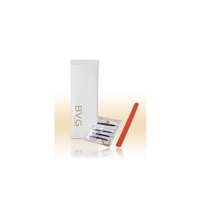 Kit de costura + lixa de unha BVG Gold - 250 Unidades