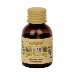 Shampoing au thé vert et agrumes 32ml.