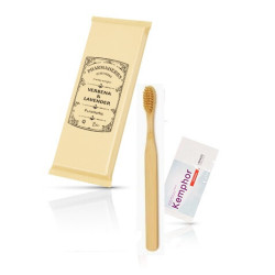 Kit dental de bambú Cepillo con cerdas suaves Bio