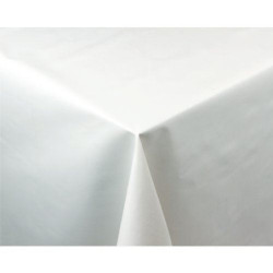 Toalha de mesa branca lisa 150 x 150cm