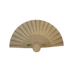 Abanico biodegradable Eco Bio resistente - 100 unidades