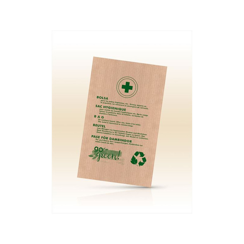 Saco biodegradável para toalhetes higiénicos
