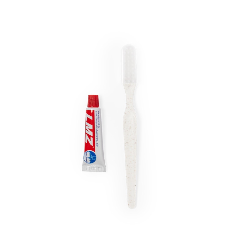 Kit escova e creme dental