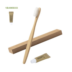 Set dentaire avec brosse à dents en bambou – 200 unités
