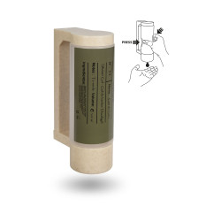 Supporto con flacone dispenser BIO vuoto da 400 ml