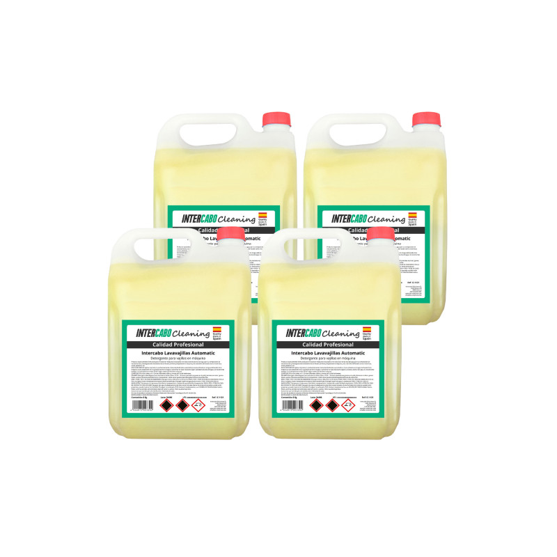 4 x 5L Maschinen-Geschirrspülmittel – Gesamt 20L