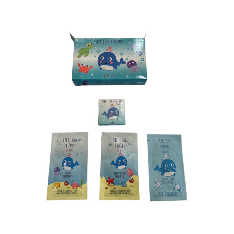 Kit infantil en cajita Beba Lena & Friends