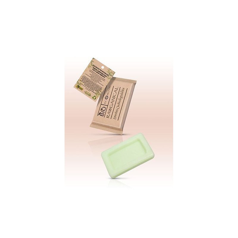 Savon Rawganical en enveloppe individuelle 10 g pour hôtels