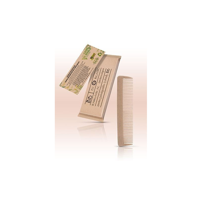 Rawganical comb for hotel guest amenities