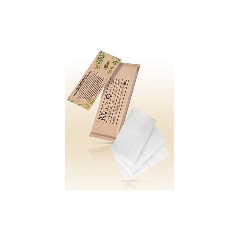 Pack de 3 pañuelos Rawganical – 400 unidades para hoteles