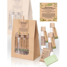 Set Rawganical con gel de ducha, champú y body milk