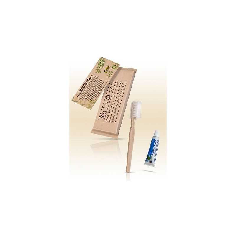 Kit dentale con spazzolino e tubetto di dentifricio – confezione da 300
