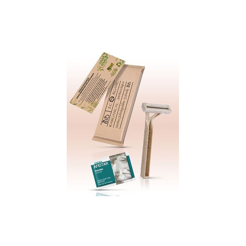 Kit da barba Rawganical per articoli di cortesia hotel
