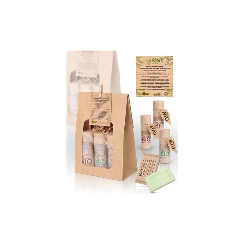 3er-Set mit Handseife Go Green Bio – 40 Stück für Hotels