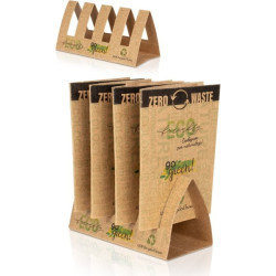 Display for booklets with sachets of solid soap