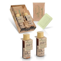 Set di presentazione Biorganical per amenities e articoli di cortesia in hotel