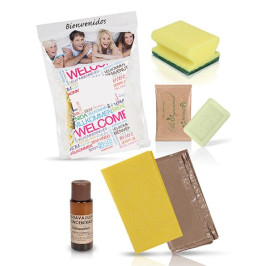 Kit 5 di pulizia per appartamenti - 50 unità