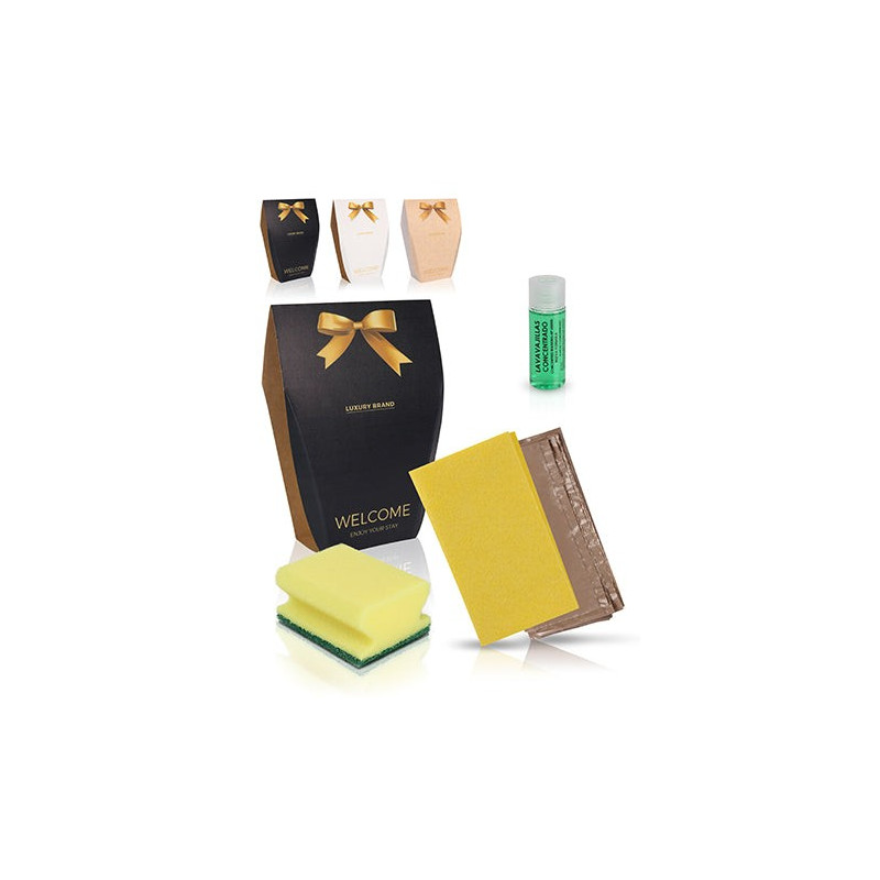 Kit 5 de nettoyage pour la cuisine de l’hébergemen