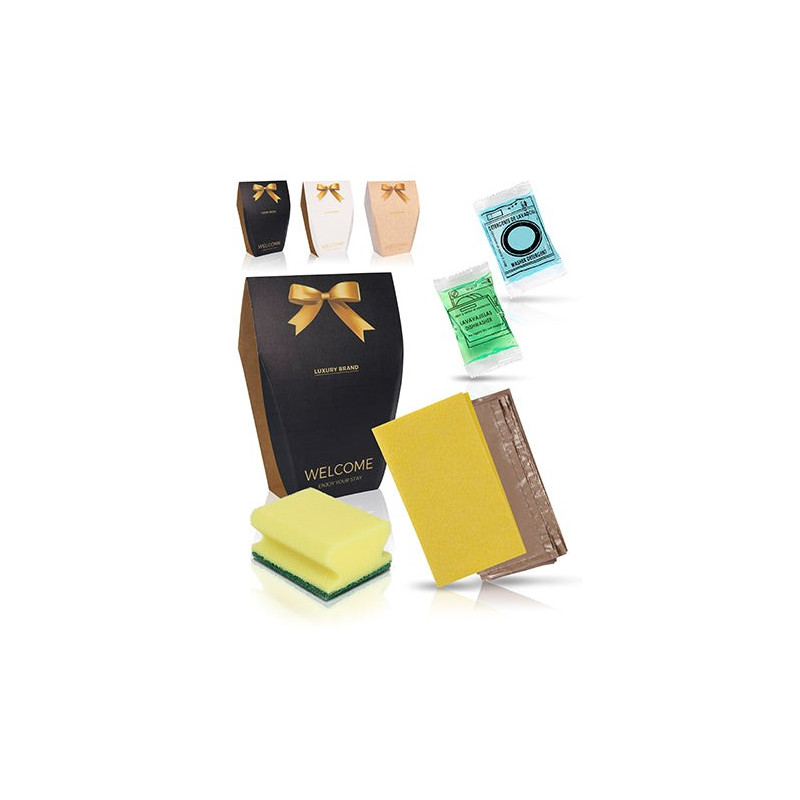 Kit 3 de limpeza para cozinhas de alojamentos