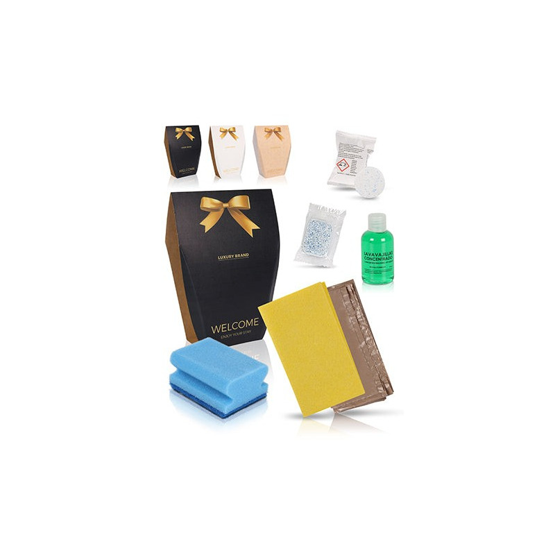 Kit 10 de limpeza para cozinhas de alojamentos