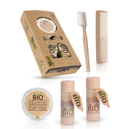 Set de higiene completo en caja Bio - 100 unidades