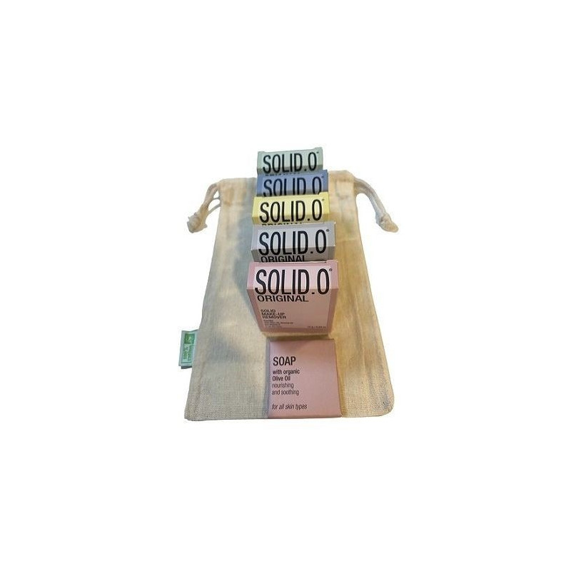 Bolsa Bio con cosmética solida 6 piezas - 50 Unidades