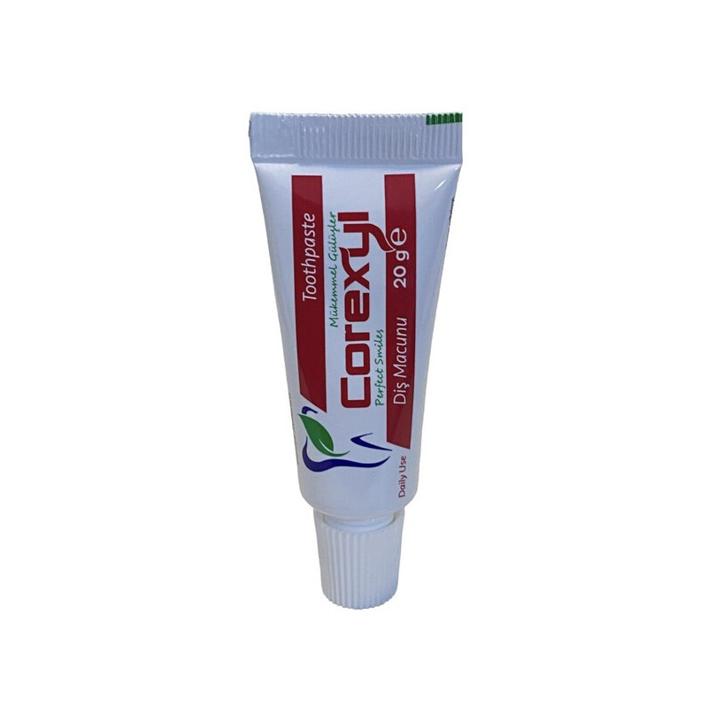 Tubo de pasta de dente 20 gr Corexyl - 100 unidades