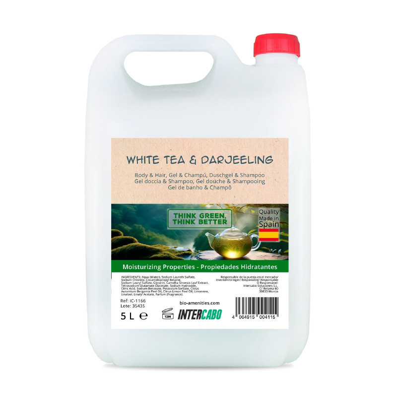 Body & Hair White Tea & Darjeeling in 5L Canister
