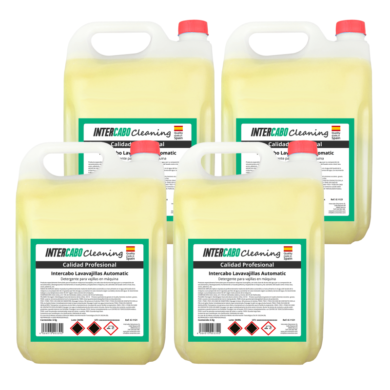 4 x 5L Maschinen-Geschirrspülmittel – Gesamt 20L
