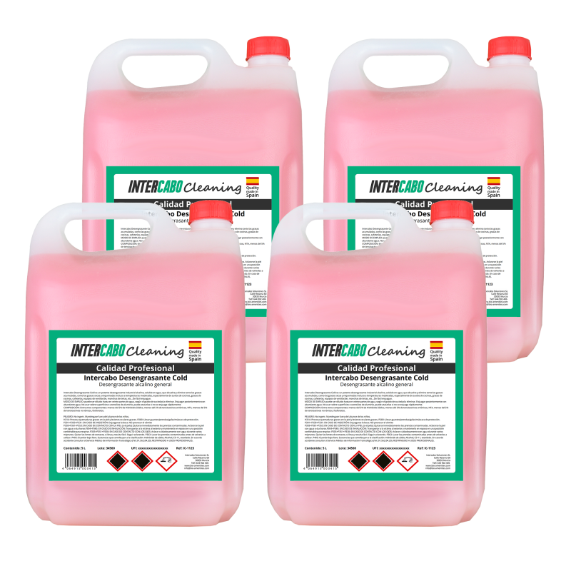 4 x 5L Alkalischer Fettlöser – Gesamt 20L
