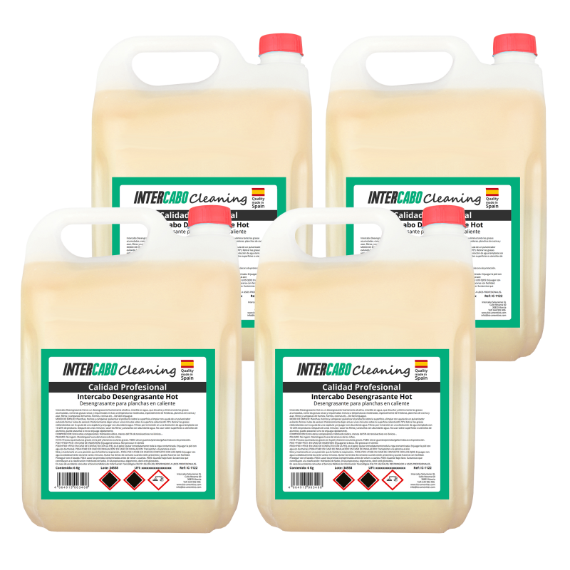 4 x 5L Hot Degreaser – For Hot Surfaces - Total 20L