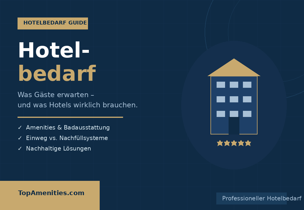 Hotelbedarf: Was Gäste erwartenund was Hotels wirklich brauchen