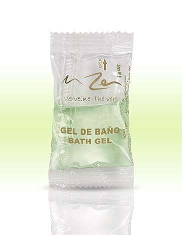 Shower gel in a sachet 15ml customized
