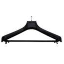 Hanger black with anti-theft device
