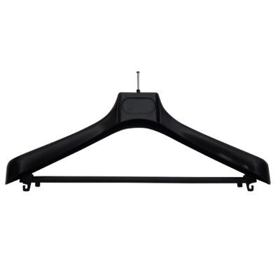 Hanger black with anti-theft device standard
