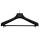 10 Kleiderb&uuml;gel schwarz mit Diebstahlsicherung Personalisiert