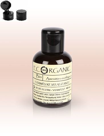 Shampoo Ecorganic menta 40 ml personalizzato | 220 unit&agrave;