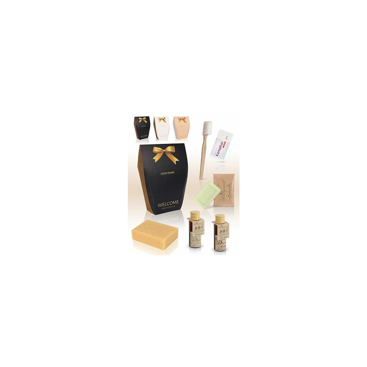 Kit di igiene Bio Luxury brand (3 confezioni assortite) -...