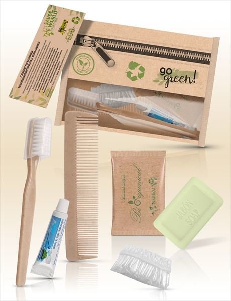 Hygiene Kit Go Green Pro Personalisiert | 150 St&uuml;ck