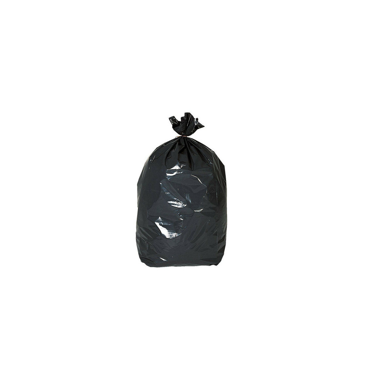 10 sacs de recyclage noirs de 100 litres.