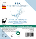 Shampoo &amp; Gel Doccia SPA di Vitacab, Aroma Fresco -...