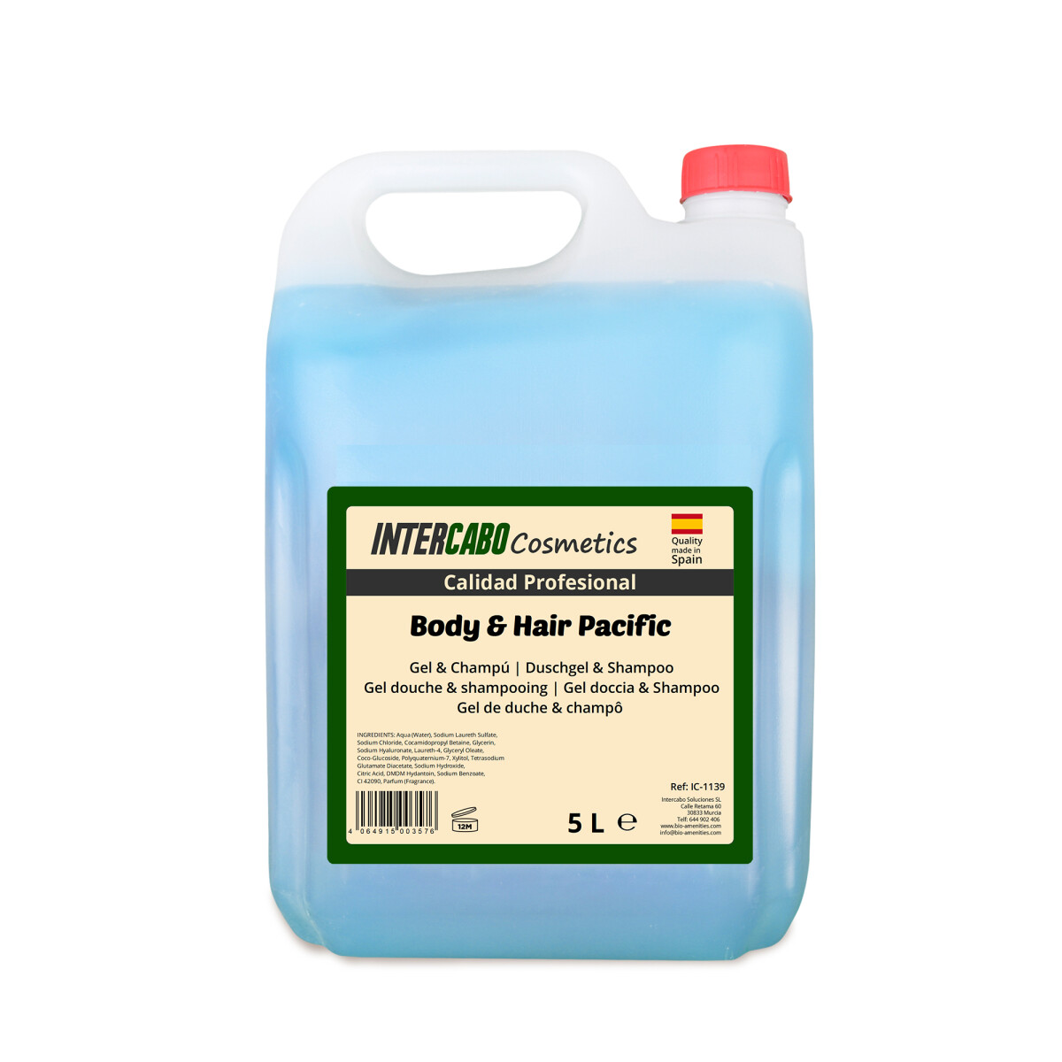 Intercabo Cosmetics Body & Hair Pacific - 5L Kanister